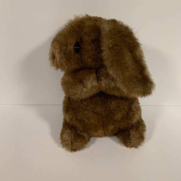 Cute Brown Spring Easter Bunny Super Soft Plush Christmas Birthday Gift EUC - Picture 3 of 9